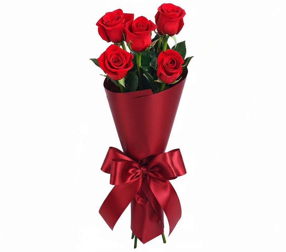 Букет 5 Красных роз Эдлесс Лав в Деревне Барвиха