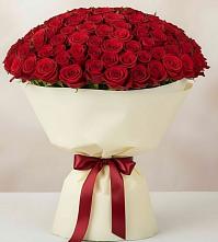 Букет 101 Красная роза Милано в Деревне Барвиха