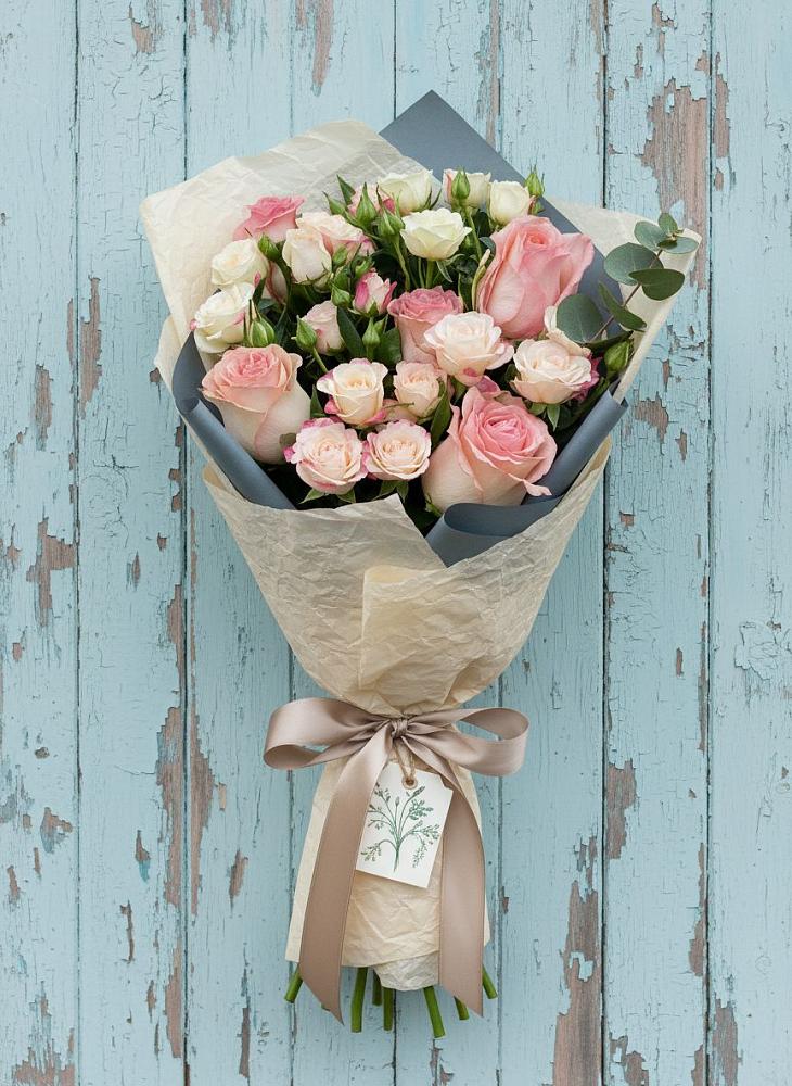 Букет цветов из: Розы в Деревне Барвиха