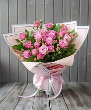 Букет Розовый кустик в Деревне Барвиха