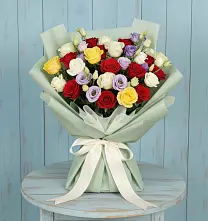 Букет цветов из:  Розы в Деревне Барвиха