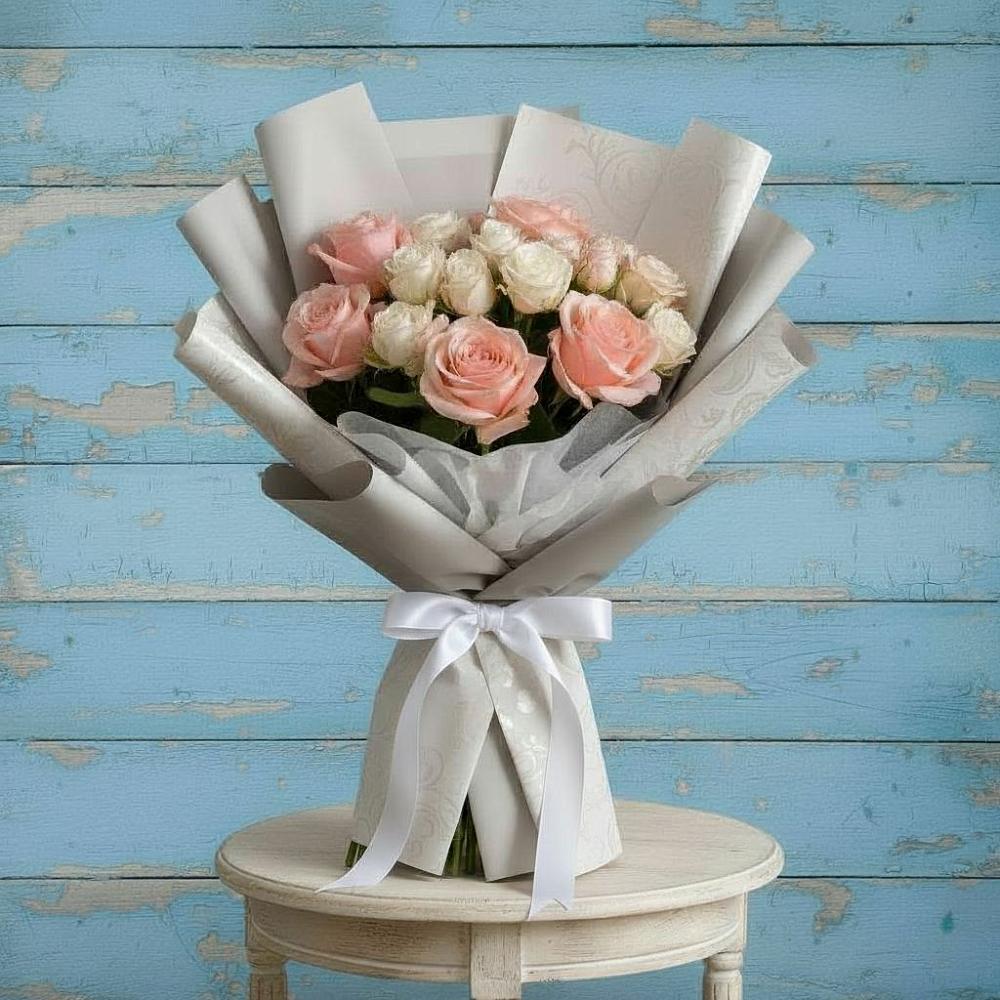 Букет цветов из: Розы в Деревне Барвиха