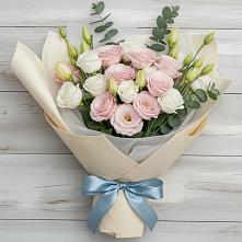 Букет цветов из:  Лизиантусы #REPLACE_PRED# Деревне Барвиха