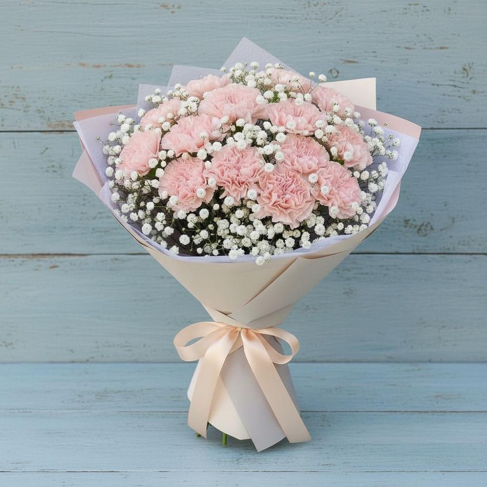 Букет цветов из: Гвоздики в Деревне Барвиха