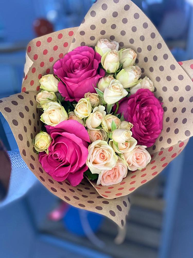 Букет цветов из: Розы в Деревне Барвиха