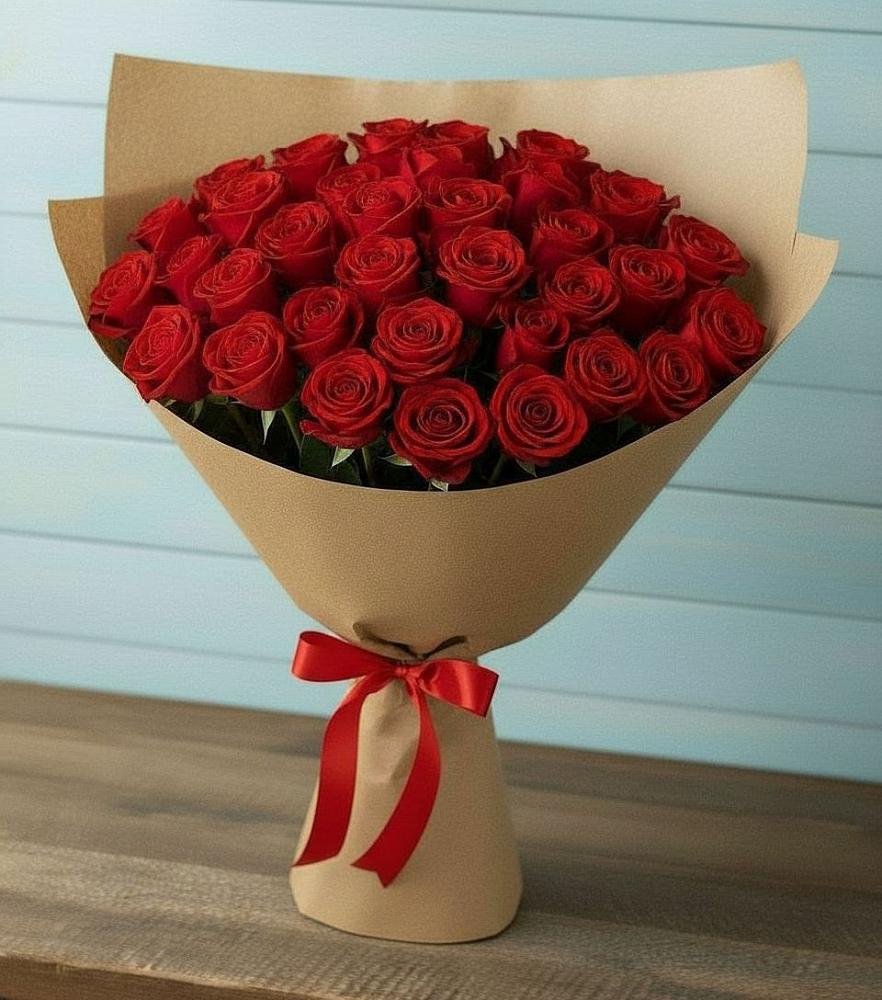 Букет Красные розы Милано в Деревне Барвиха