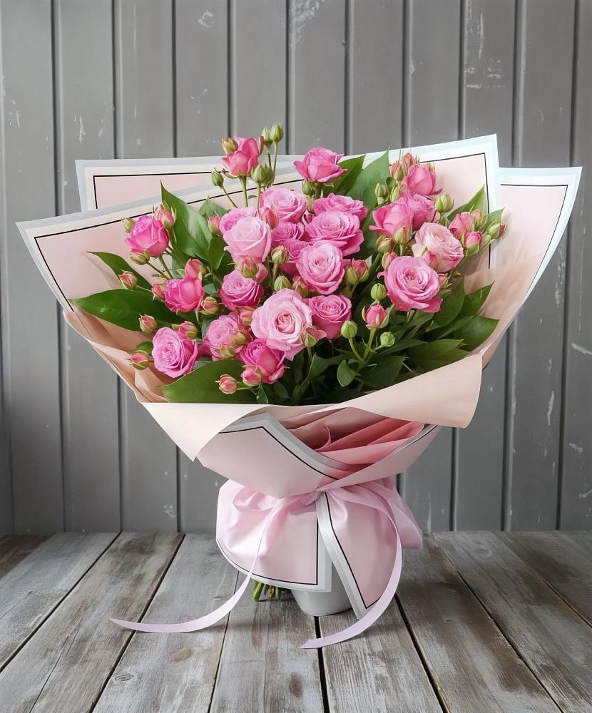 Букет Розовый кустик в Деревне Барвиха
