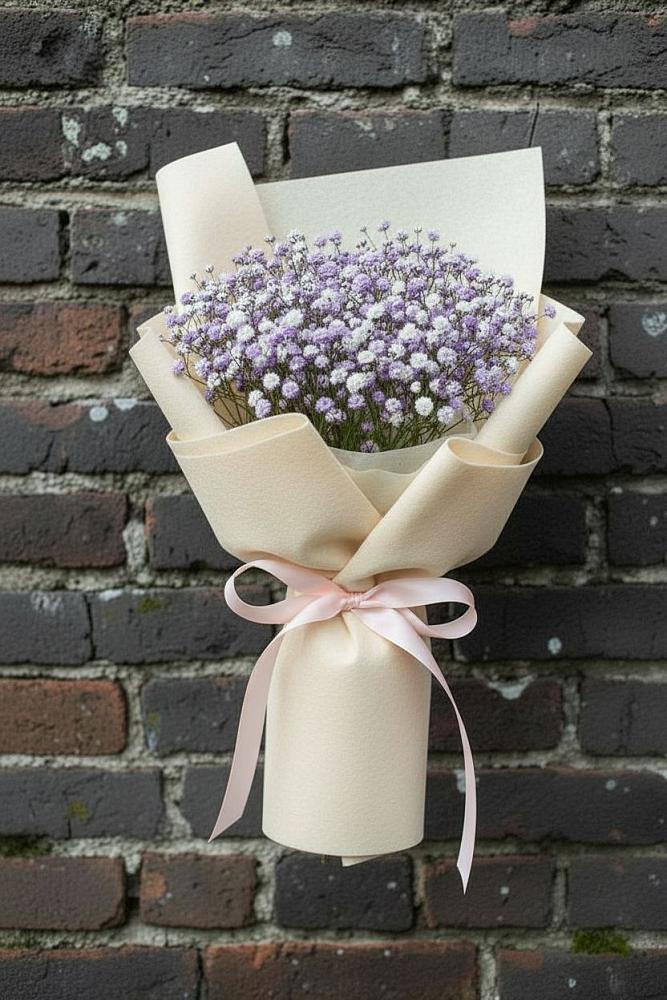 Букет цветов из: Гипсофила в Деревне Барвиха