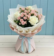 Букет цветов из:  Розы в Деревне Барвиха