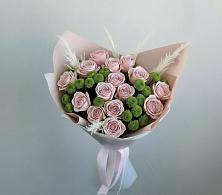 Букет цветов из:  Розы и Хризантемы в Деревне Барвиха
