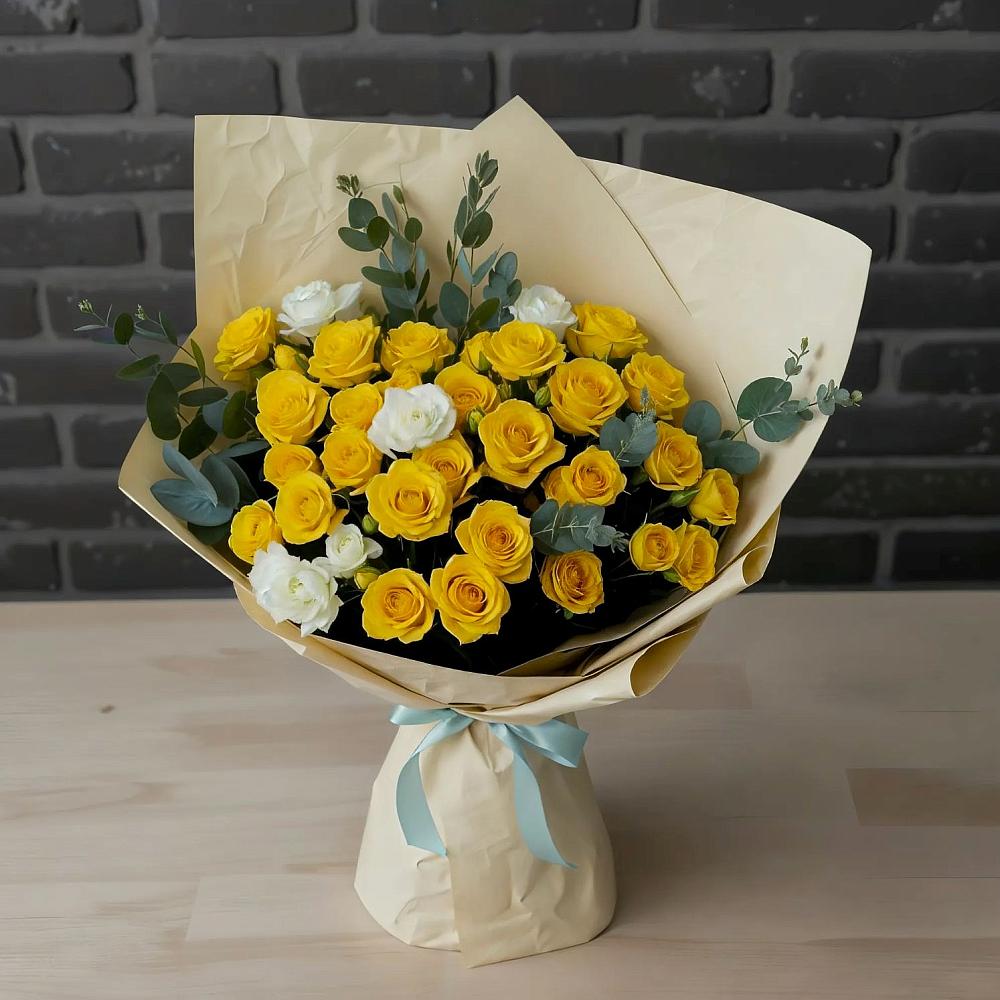 Букет цветов из: Розы в Деревне Барвиха