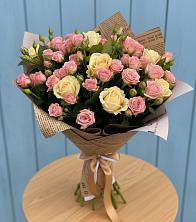 Букет цветов из:  Розы в Деревне Барвиха