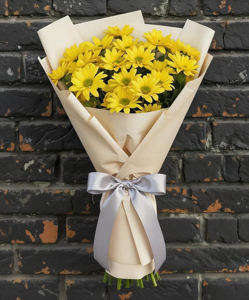 Букет цветов из: Хризантемы в Деревне Барвиха