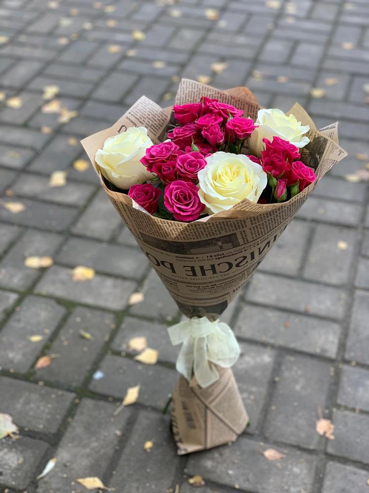 Букет цветов из: Розы в Деревне Барвиха